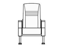 Кресло Сидней (мод.КТ2) 1-но местная секция